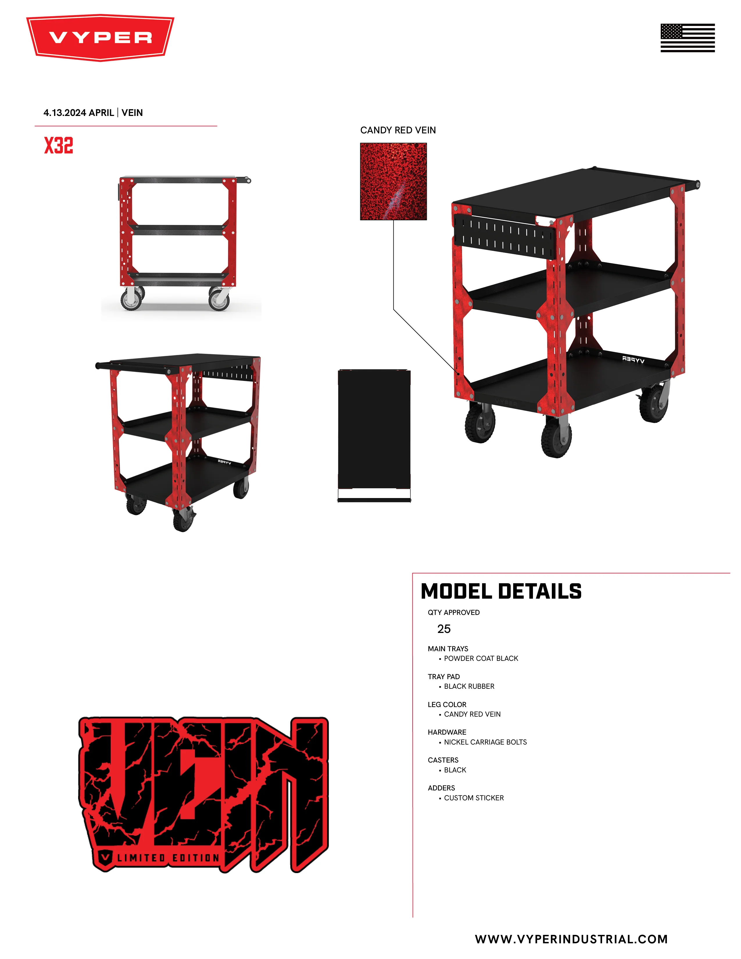VEIN EDITION (X32 TOOL CART) - Image 6